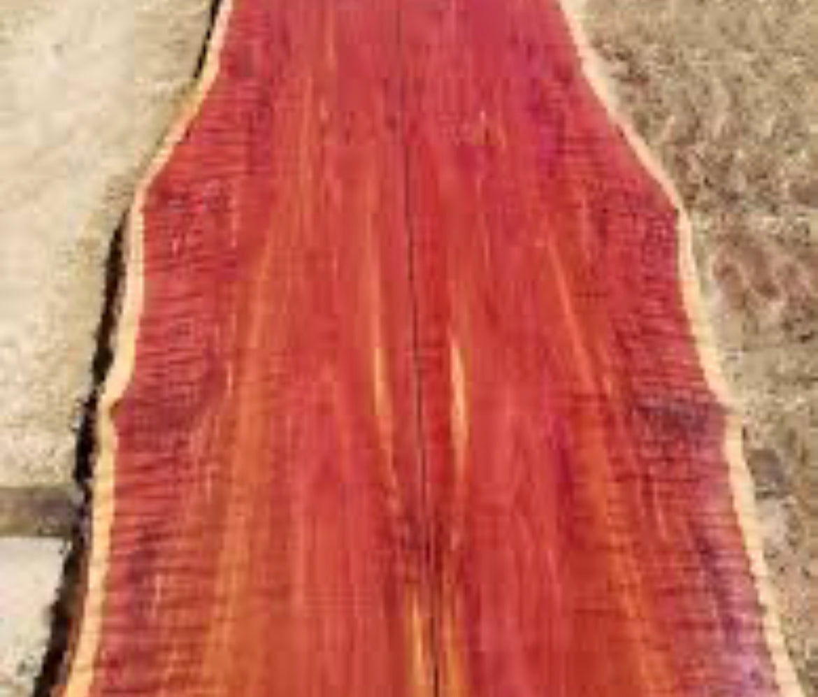1" Thick Rough Cut Eastern Red Cedar Live Edge Slabs for Charcuterie Boards, Furniture, Table and Bar Tops, Shelves, and More - Kiln Dried