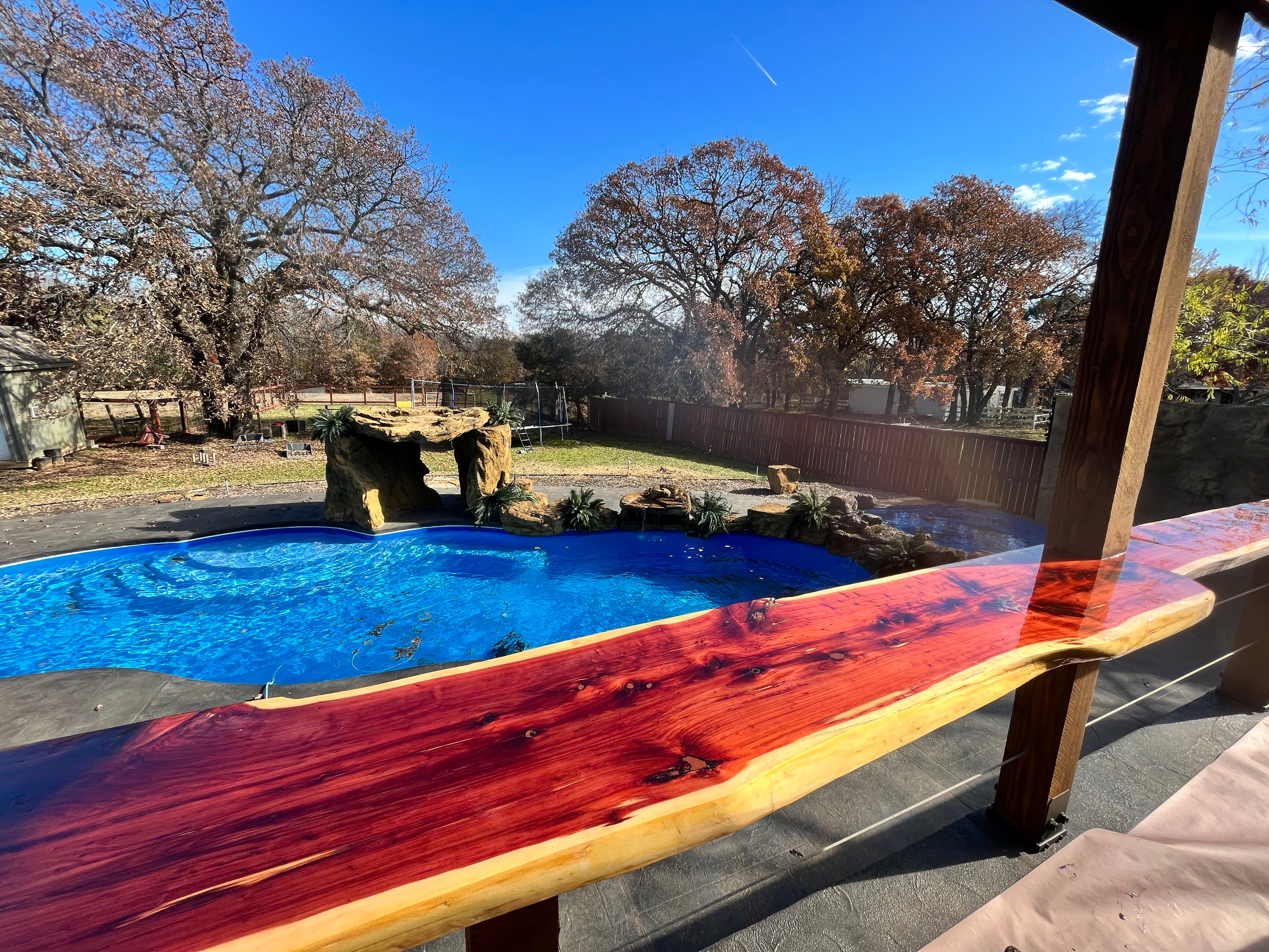 Eastern Red Cedar Epoxy Bar Top