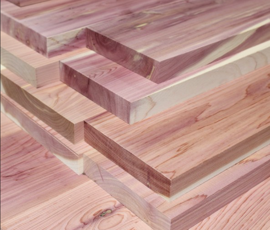 S4S Aromatic Cedar Lumber (Eastern Red Cedar) - High Grade