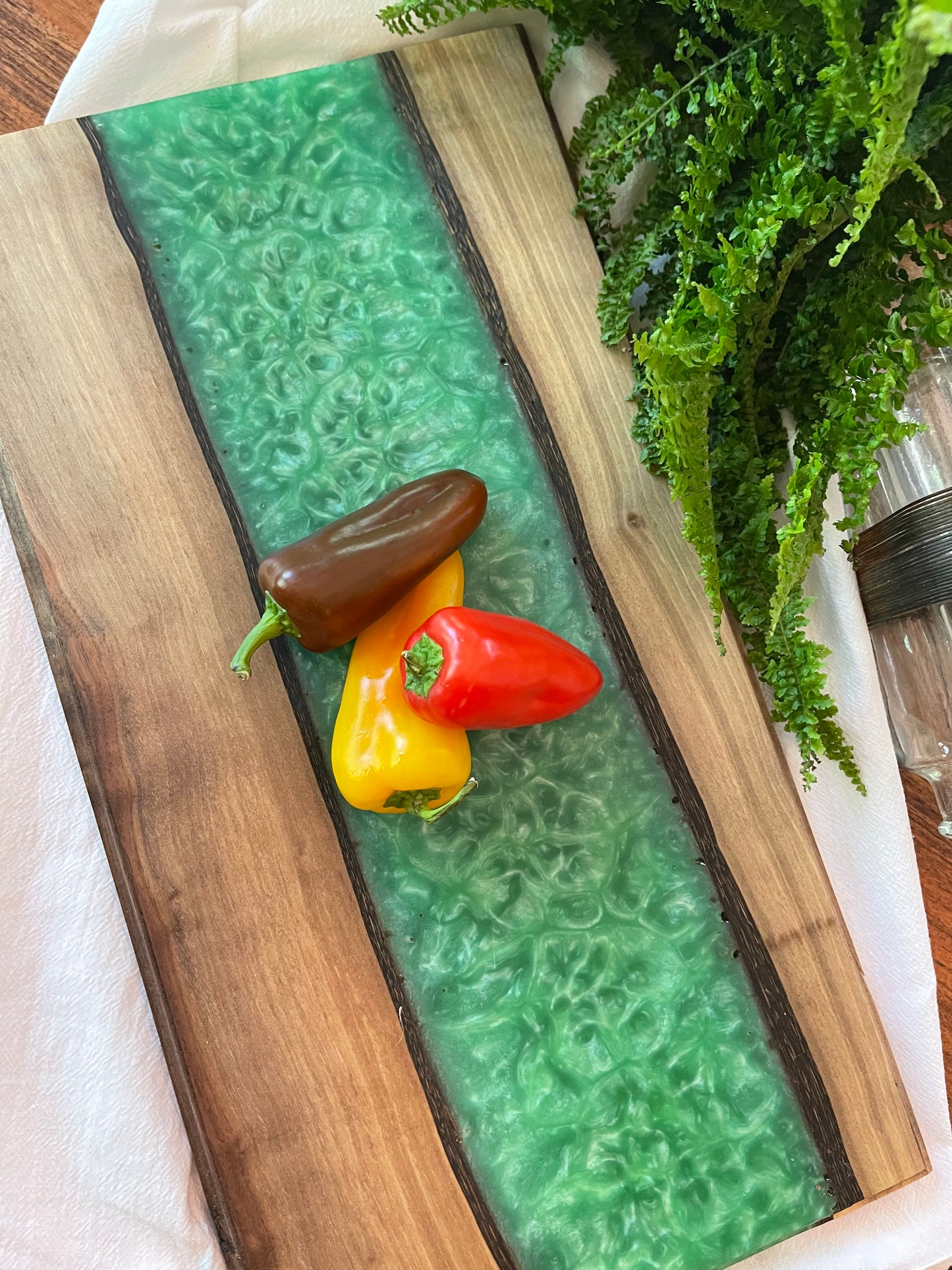Charcuterie Board - Epoxy River