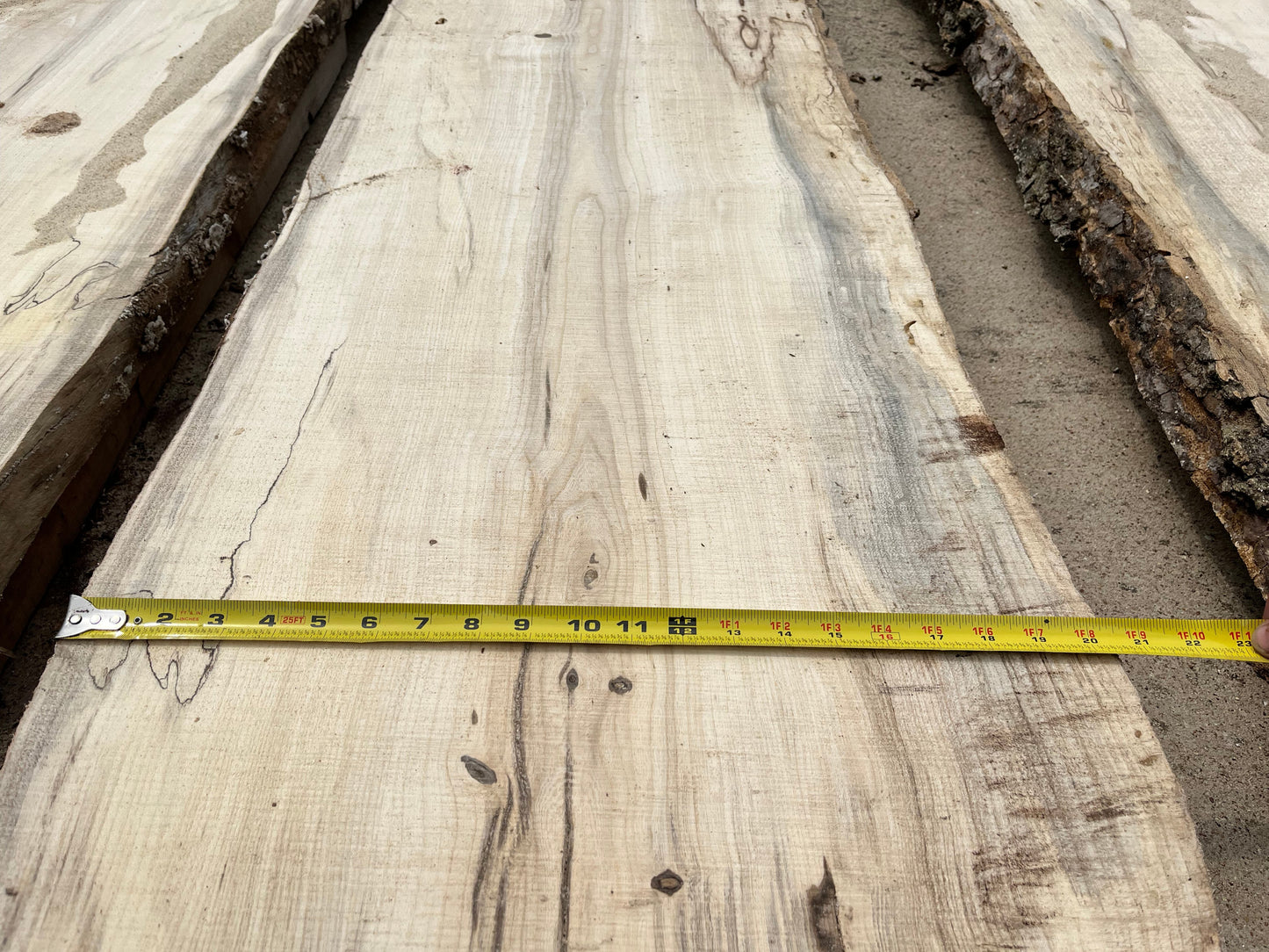 2" Thick Planed Pecan Live Edge Slabs for Charcuterie Boards, Furniture, Tables and Bar Tops, Shelves, and More - Kiln Dried