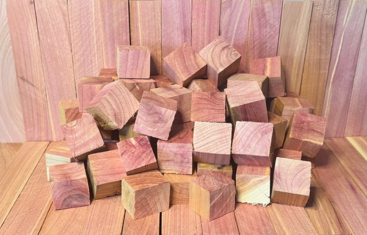 Aromatic Cedar Cubes for Closets, Cars, Bathrooms, Pantries and Bedrooms to Air Freshen and Deodorize