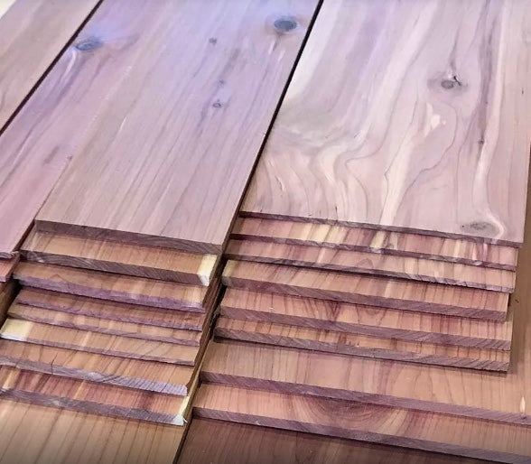 S4S Aromatic Cedar Lumber (Eastern Red Cedar) - High Grade